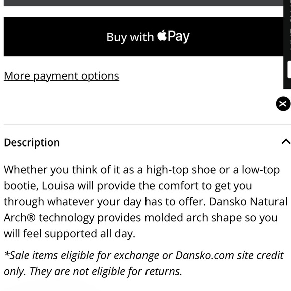 NEW $160 DANSKO Louisa leather slip on comfort low ankle boot women size 37 7 - Picture 7 of 9